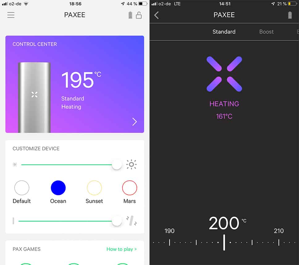 Alles im Griff: Die sensationelle PAX 3 Vaporizer App