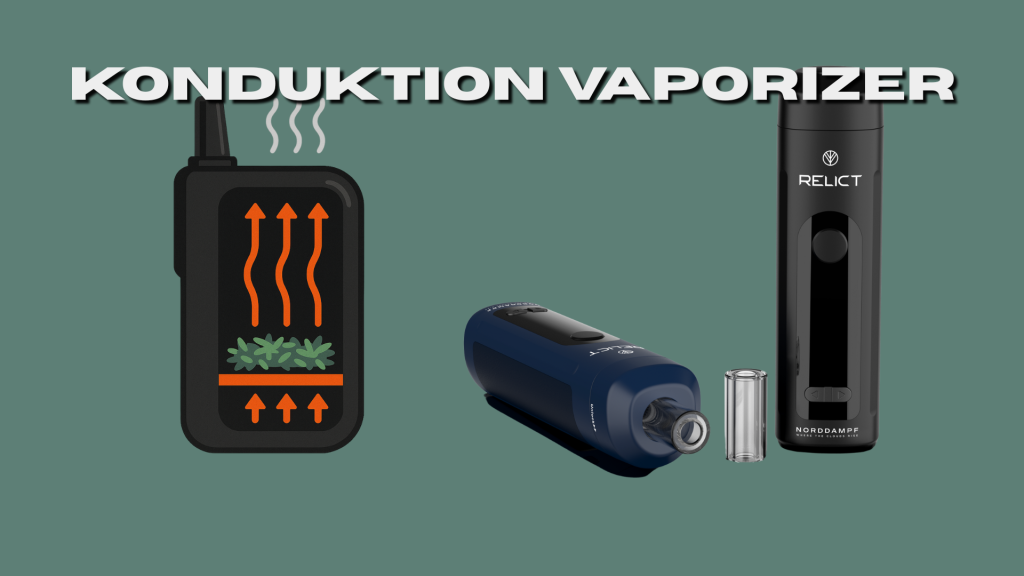 Konduktion Vaporizer - Eine Abbildung der Heiztechnologie und vom Norddampf Relict