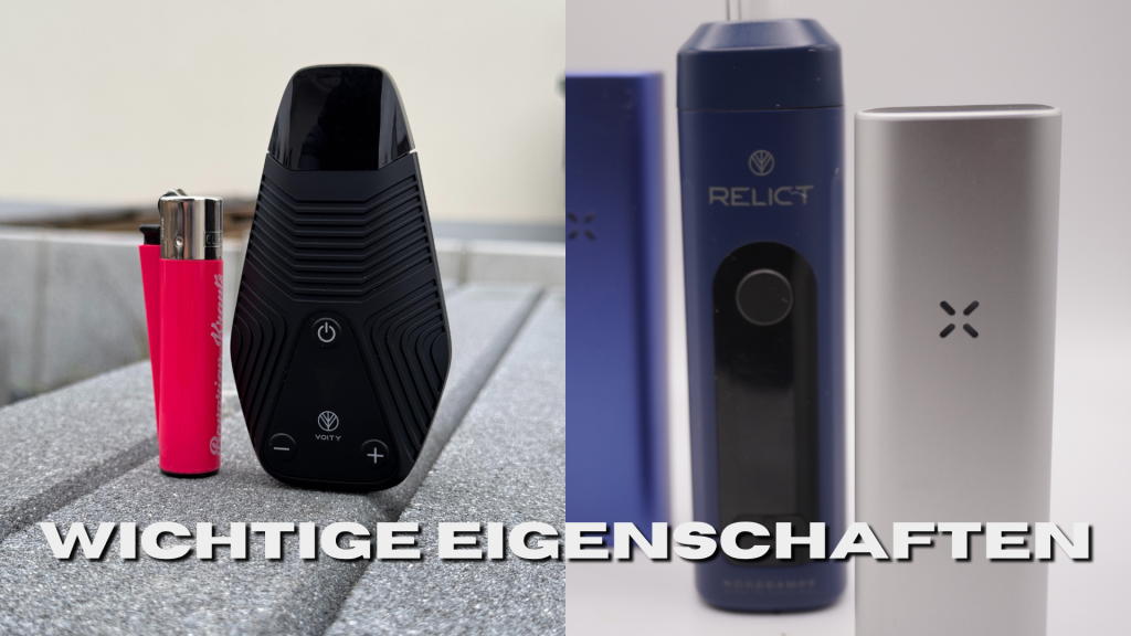 Größenvergleich von diskreten kräuter tragbare Vaporizer mit Feuerzeug – Fokus auf kompakte Gerät Bauform. Dieser Vergleich der Kräuter Verdampfer beinhaltet tragbare Vaporizer mit der Konvektion und Konduktion Heizmethode.