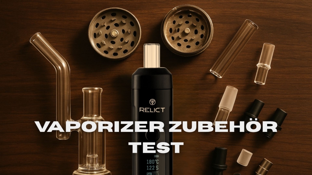Vaporizer Zubehör im Test: Mundstücke, Glasadapter und Grinder für optimale Dampferfahrung