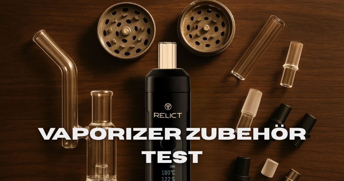 Vaporizer Zubehör im Test: Mundstücke, Glasadapter und Grinder für optimale Dampferfahrung
