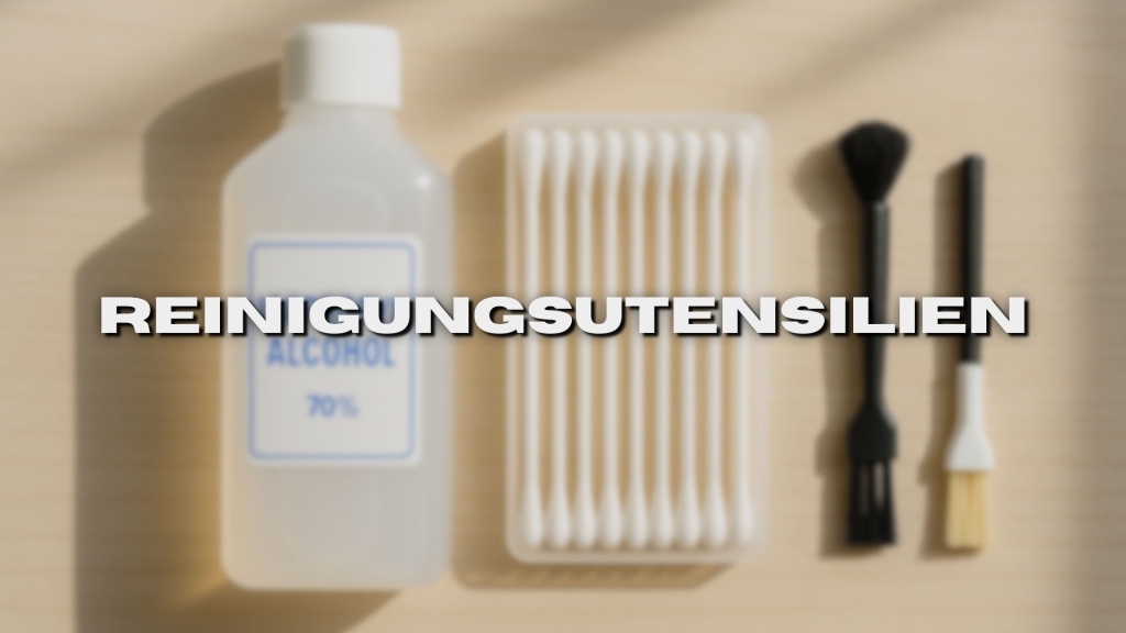 Reinigungsutensilien für Vaporizer: Alkohol, Bürsten und Tools für gründliche Pflege und Hygiene