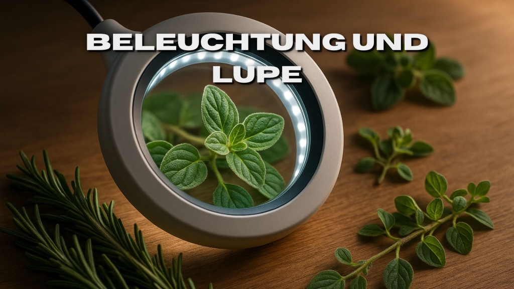 Beleuchtung und Lupe für Vaporizer-Zubehör: Kräuteranalyse für Qualität und optimales Dampferlebnis